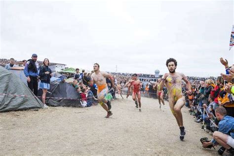 roskilde naked run|Naked Run / Roskilde Festival 2014